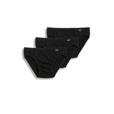Image of Jockey Men&#039;s Underwear Elance Bikini 3 Pack, Black, M