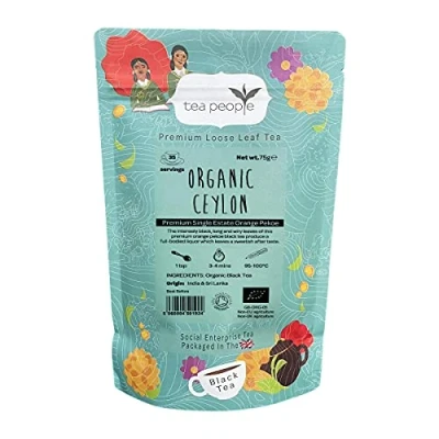 Image of Tea People Organic Ceylon Black 60g Retail Pack