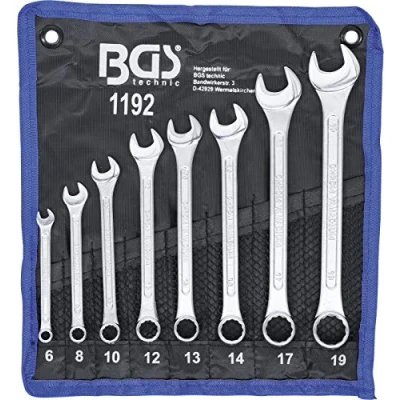 Image of BGS 1192 Combination Spanner Set 6 19 mm 8 pcs.