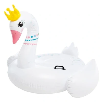 Image of Intex Majestic Swan Ride On, Inflated Size: 1.42m x 1.37m 99cm (57562NP)
