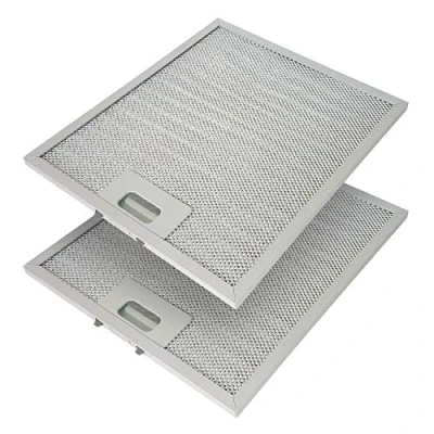Image of Lead Home Air Filter, Grease Filter for Cooker Hoods, 318 x 258 mm, Metal, Pack of 2