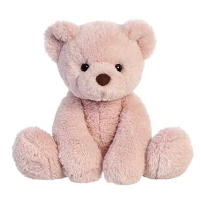 Image of Aurora, 01796, Avery Teddy Bear, Eco friendly soft toy, Dusty Pink