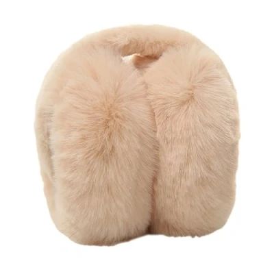 Image of BIGULA Foldable Winter Earmuff Soft And Warm Ear Warmer For Women Teens Girl Boys Lovely Furry Protectors Outdoor Muffs