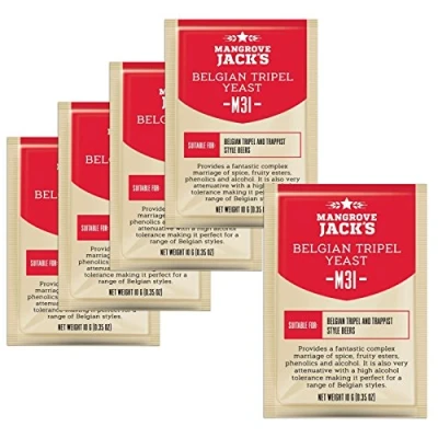 Image of 5x Mangrove Jack’s Craft Series Yeast M31 Belgian Tripel (10g)