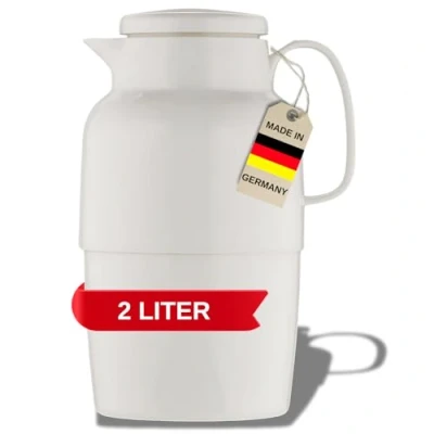 Image of Helios Mondo Vacuum Jug White 2 Litre