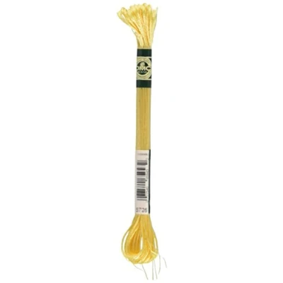 Image of DMC 1008F S726 Shiny Radiant Satin Floss, Light Topaz, 8.7 Yard