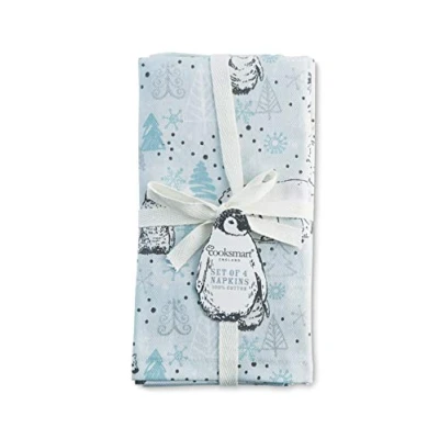 Image of Cooksmart Frosty Morning Set Of 4 Napkins