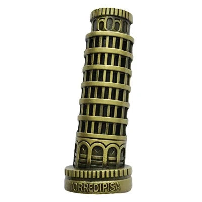 Image of Pisa Italy 3D Metal Refrigerator Magnet Travel Souvenirs Fridge Home and Kitchen Decoration Magnetic Sticker Collection