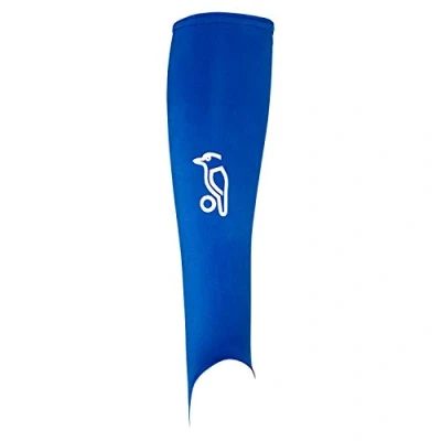 Image of Kookaburra Shin Sleeves, Blue, Large