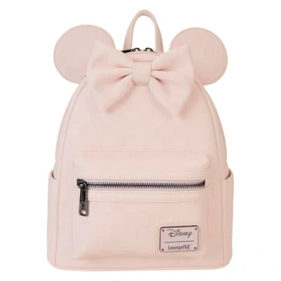 Image of Loungefly Minnie Mouse Checkered Texture Mini Backpack