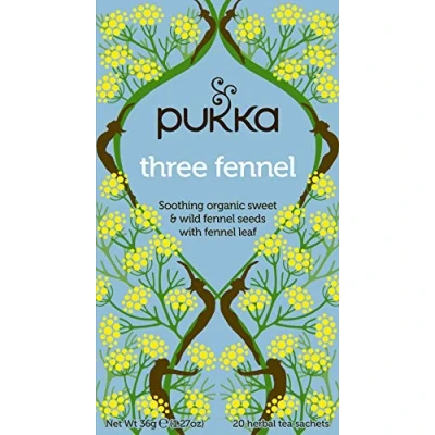 Image of Pukka Organic Three Fennel, 20 Teabags
