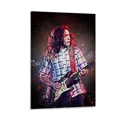 Image of YZLI 80s Guitarist William Rory Gallagher Canvas Art Poster and Wall Picture Print Modern Family bedroom Decor Posters 24x36inch(60x90cm)