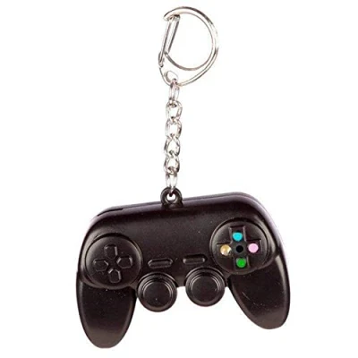 Image of Puckator Game Over LED Keyring with Sound Key Chains For Men Wallets Small Toys Mystery Boxes Gifts Kids Keychain Cute Metal And Resin