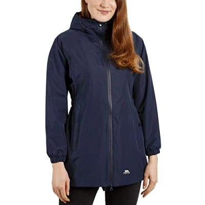 Image of Trespass Womens Waterproof Jacket Ladies Longer Length Raincoat Daytrip
