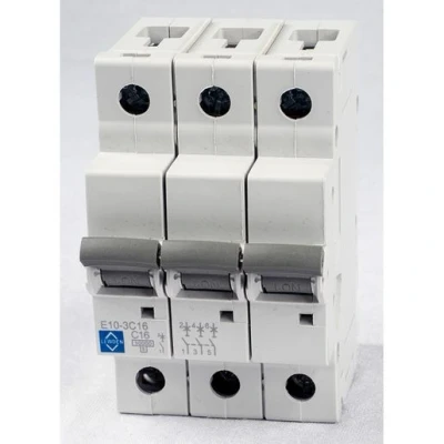 Image of Lewden 20A 10kA Triple Pole C Curve MCB