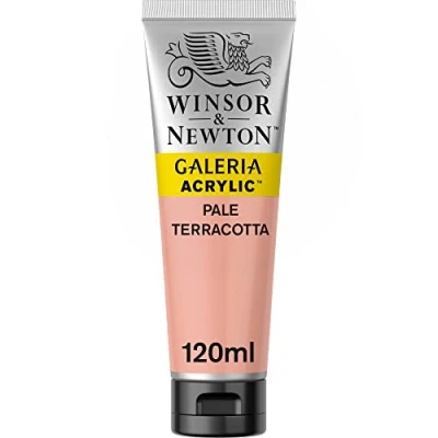 Image of Winsor &amp; Newton 120ml Galeria Acrylic Paint Pale Terracotta