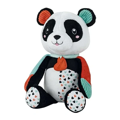 Image of Clementoni Baby For You 17656 Love Me Panda, toddler plush toy early years toys infant new born soft gift 100% machine washable