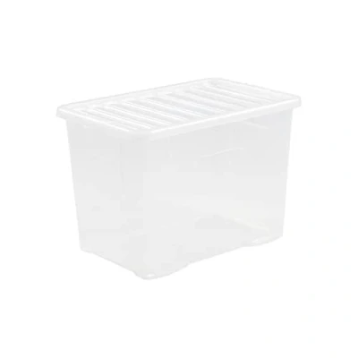 Image of Whatmore CRYSTAL 80L BOX &amp; LID CLEAR 11315 by