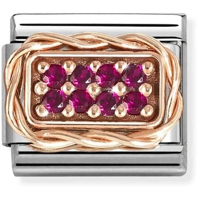 Image of Nomination Pavé Red Crystal Charm