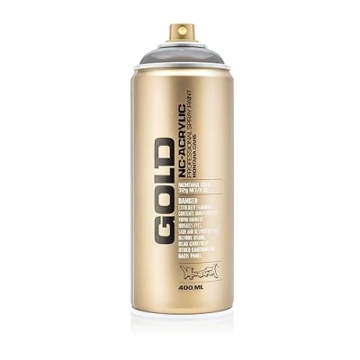 Image of Montana Cans 285899 Spray Can Gold 400 ml Gld400 T9000 Transparent Black