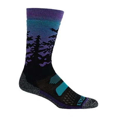 Image of Burton Unisex Kids Performance Midweight Snowboard Socks, Sunrise, 2 UK