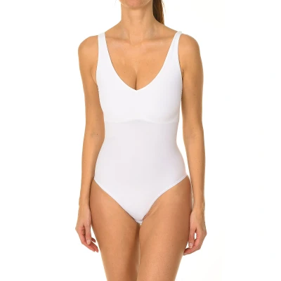 Image of Intimidea Womens Body SL plus shaping bottom hook closure 510173 woman White Polyamide Size Small/Medium