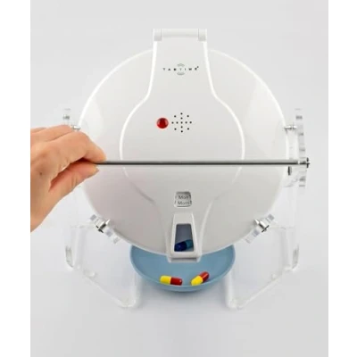 Image of TabTime Automatic Pill Dispenser Tipper Makes it Easy to Dispense Your Medication Sold Separately (Blue)
