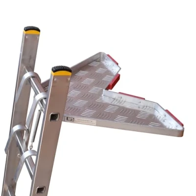 Image of BPS Complete Ladder Stand Off V Shaped Universal Standoff Downpipe Accessory Aluminum Stabiliser Rubber Bumper Helps Stop Your Ladders Slipping Sideways for Any Environment