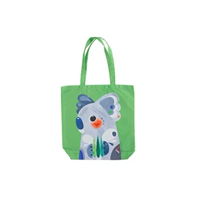 Image of Maxwell &amp; Williams Pete Cromer Large Tote Bag, Koala Print, 100% Cotton, 42 x 41 cm