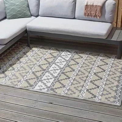 Image of Garden Mile® Large Al Fresco Rugs Mats Indoor Outdoor Patterned Runner Ideal for Patio Lawn Terrace Balcony Hall Kitchen Driveway Walkway Water Resistant UV 100% Polypropylene Hand Tufted