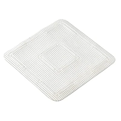 Image of HOMECRAFT Soft Feel Shower Mat, 55.5 x cm, Comfortable, Safety &amp; Security, Helpful for Elderly or Children, White, Large, Square, Non Slip Suction Cups, Mum, Dad, Kids, Disabled, Handicapped