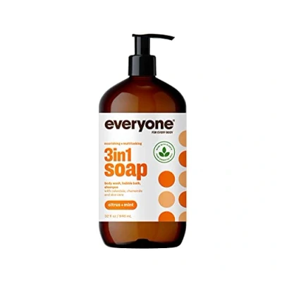 Image of Everyone 3 in 1 Soap, Citrus plus Mint, 32 Ounce