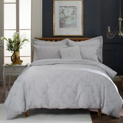 Image of The Lyndon Company Versailles Duvet Set Silver King
