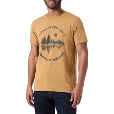 Image of Fjallraven Men&#039;s Forest Mirror T Shirt M, Buckwheat Brown, L