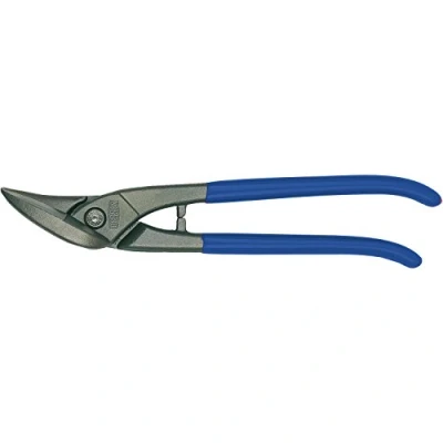 Image of Bessey D216 280 Right Hand Cut Straight Cutting Snips, Blue/Grey