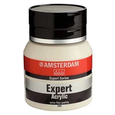 Image of Amsterdam Expert Artists Acrylic Paint 400ml Titanium buff deep