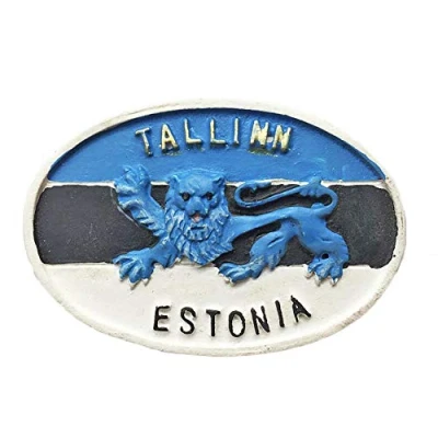 Image of Tallinn Estonia 3D Refrigerator Magnet Travel Sticker Souvenirs Home &amp; Kitchen Decoration Fridge from China