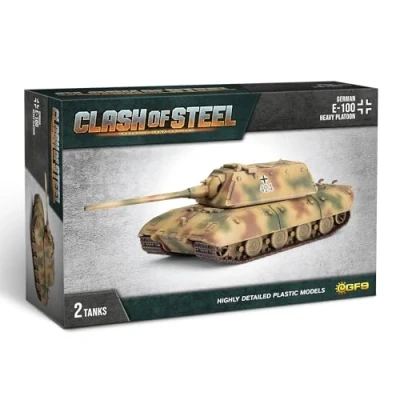 Image of Gale Force Nine Clash of Steel E 100 Heavy Tank Platoon