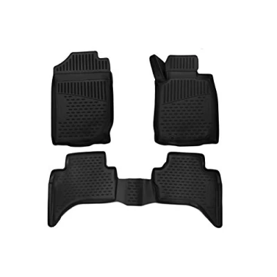 Image of Element Tailored Custom Fit 3D Rubber Floor Mats for MITSUBISHI L200/Triton manual &amp; automatic, 2016 &gt;, Double cab.