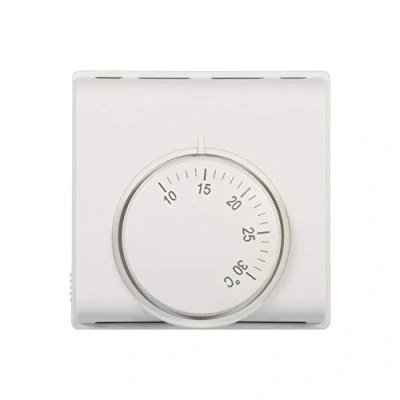 Image of Adjustable Thermostat, 220V Room Mechanical Temperature Controller Thermostat Switch For Using To Control The Central Air Condition In Restaurant, Supermarket, Home