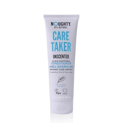 Image of Noughty 97% Natural Care Taker Conditioner, Fragrance Free and Soothing for Dandruff Prone Sensitive Scalps, with Bisabolol Oatmeal Extract, Sulphate Vegan Haircare 250ml