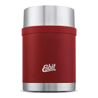 Image of Esbit Sculptor Thermal Food Container 750 ml Burgundy Stainless Steel for Hot and Cold