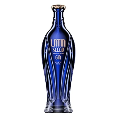 Image of Latin Secco Gin, 70cl Classic Dry Gin with Flavours of Juniper, Coriander, Lemon Peel, and Orange Peel