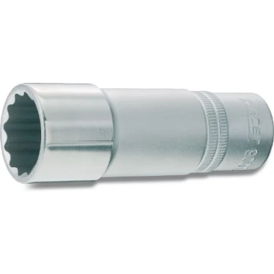 Image of 54923, ASE46839600000 Socket HAZET 900TZ 10 DIN3124, ISO2725 1 Chrome Vanadium Steel Knurled