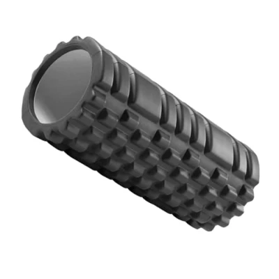 Image of Yoga Massager Foam Rollers, Trigger Point Fitness Roller Deep Tissue Muscle Massage Pilates for Relax Muscles, Balance Exercises, Physical Therapy, Pain Relief (Black)