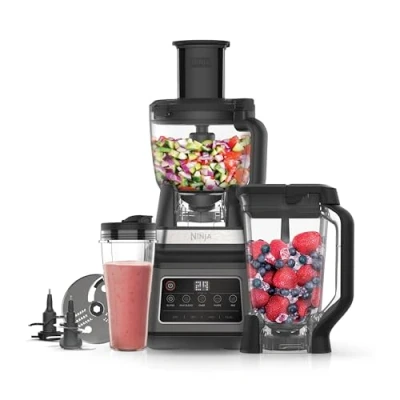 Image of Ninja BN800UK 3 in 1 Food Processor with Auto IQ 