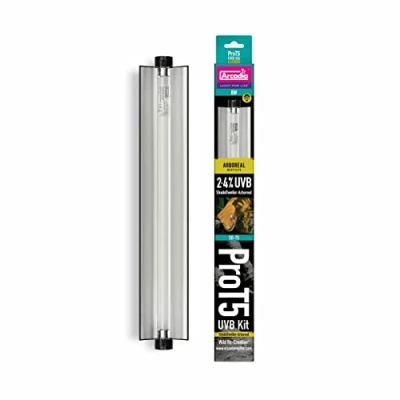 Image of Arcadia Reptile ShadeDweller Arboreal Pro T5 UVB Kit Includes 2.4% Lamp Fitting &amp; Link Cable