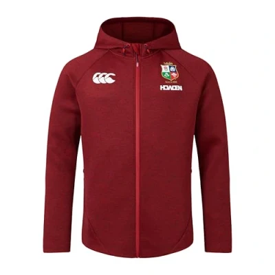 Image of Men&#039;s British &amp; Irish Lions Canterbury Everest Hoody, Red Dahlia, S