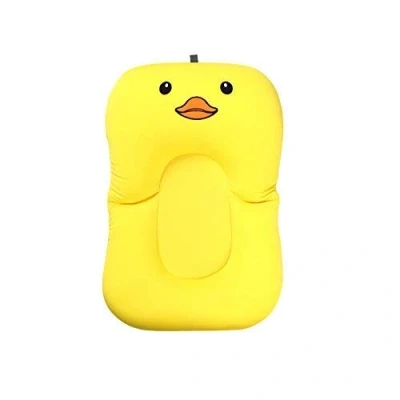 Image of Baby Bather Infant Bath Pad, Moonvvin Floating Soft Pillow &amp; Lounger Newborn Pad Tub Cushion (Yellow Duck Without Hook)