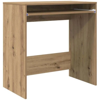 Image of vidaXL Computer Desk Artisan Oak Engineered Wood Standard Simple
